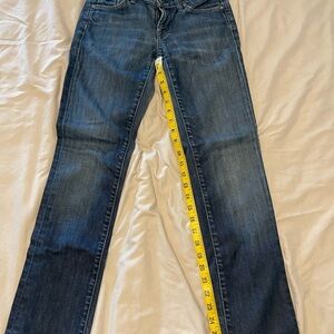 Citizens of Humanity Straight Leg Dark Blue Denim Jeans size 25